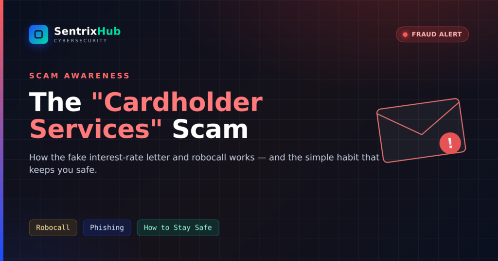 cardholder services scam