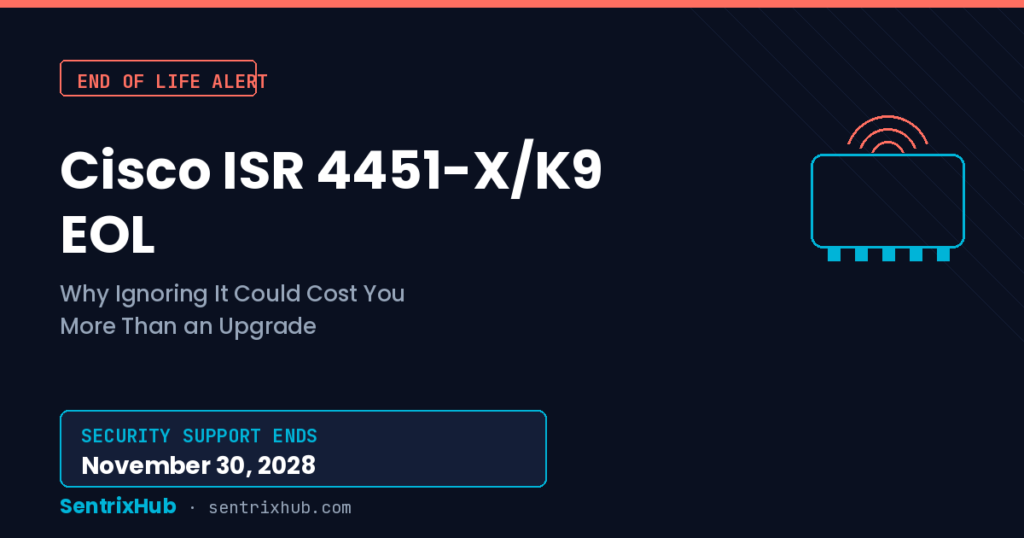 Cisco ISR 4451-X/K9 EOL
