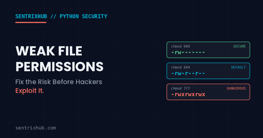 Weak File Permissions
